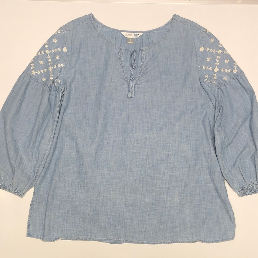 Old navy The tunic shirt leg sleeve size L